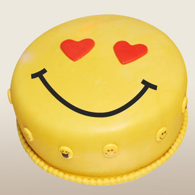 "Delicious Round shape Red Velvet cake - 1kg - code MC21 - Click here to View more details about this Product